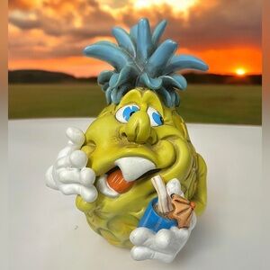 Vintage Gigglin Groceries PINEAPPLE Anthropomorphic Figurine by Jack Graham VGC